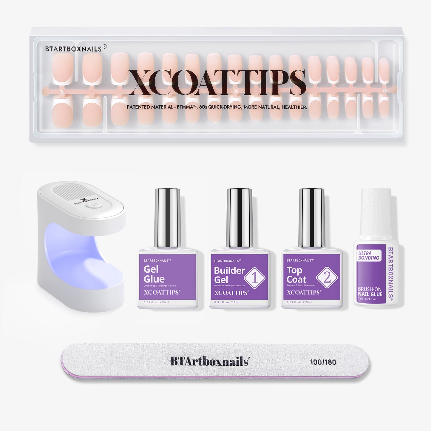 XCOATTIPS® French - Short Square