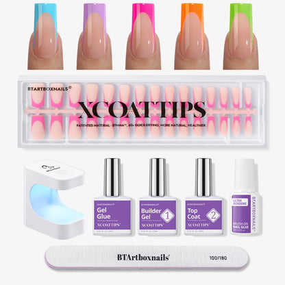 XCOATTIPS® Brighter Pastel French Kit - Square