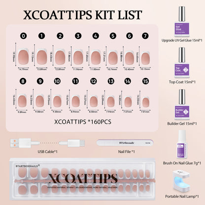 XCOATTIPS® French Kit - Short Square