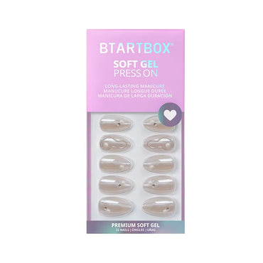 Tidal Pearl Almond Nails - Soft Gel Press On