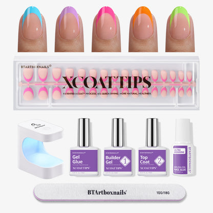 XCOATTIPS® Brighter Pastel French Kit - Almond