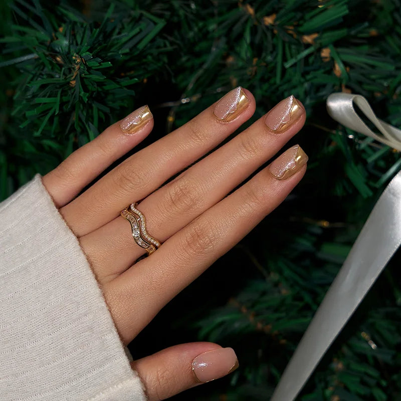 Christmas Collection Extra Short Coffin Nails