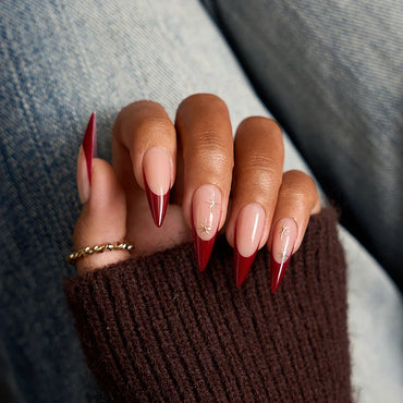 Daily Brew Long Stiletto Nails