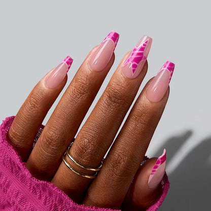 Star Bloom Ballerina Media - Unghie adesive in gel morbido