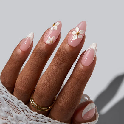 Spring Dreams Medium Almond - Soft Gel Press On