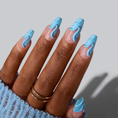 Star Bloom Ballerina Media - Unghie adesive in gel morbido