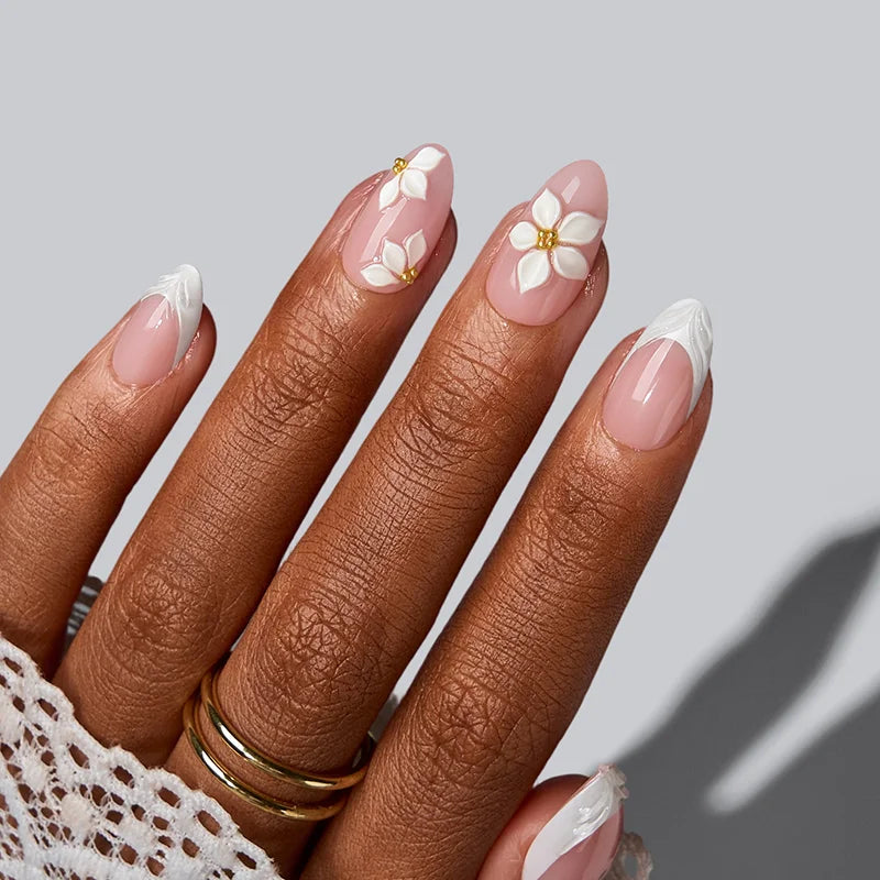 Sogni di Primavera Mandorla Corta - Unghie Adesive in Gel Morbido