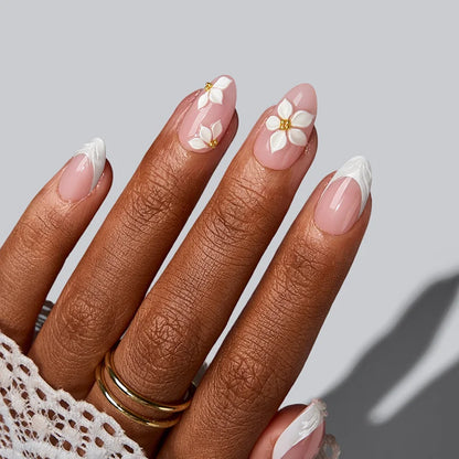 Sogni di Primavera Mandorla Corta - Unghie Adesive in Gel Morbido