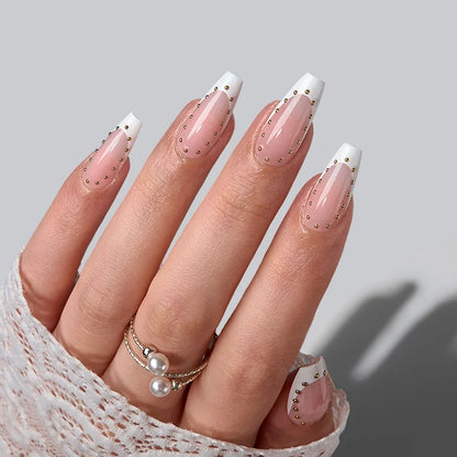 Star Bloom Ballerina Media - Unghie adesive in gel morbido