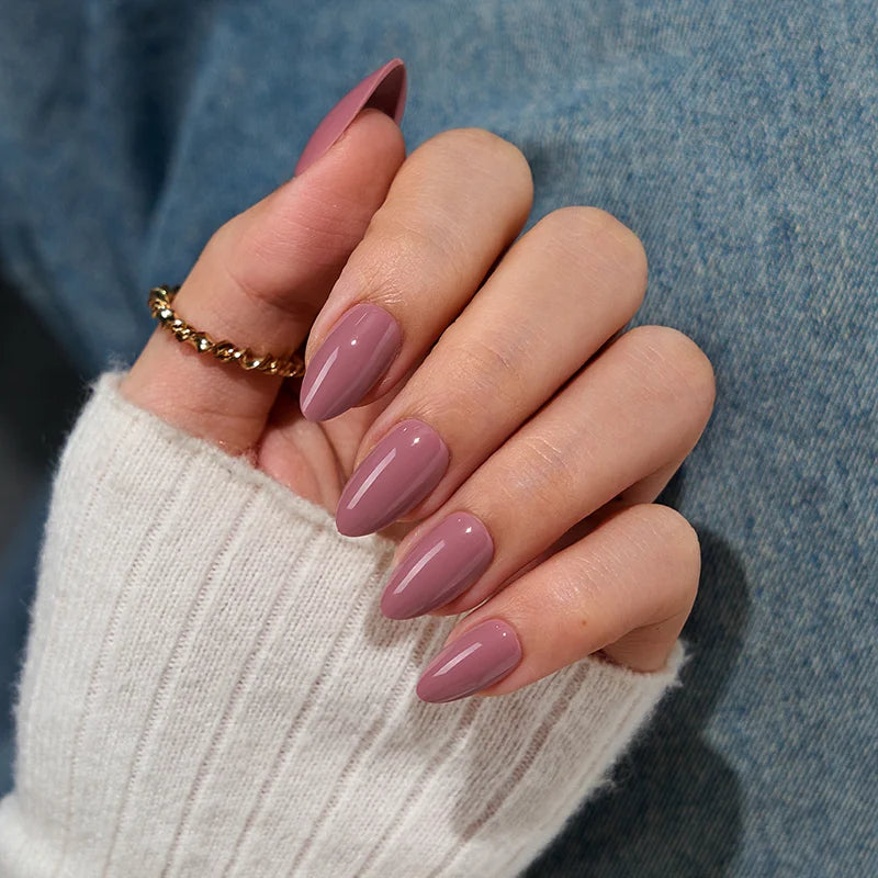 Daily Brew Short Almond Nails
