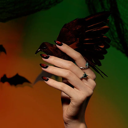 Vampire Kiss Almond Nails - Soft Gel Press On