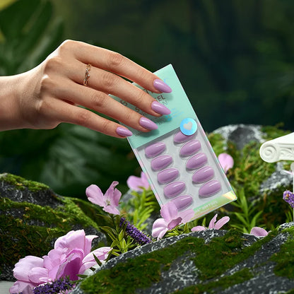 Orchid Dew Almond Nails - Soft Gel Press On