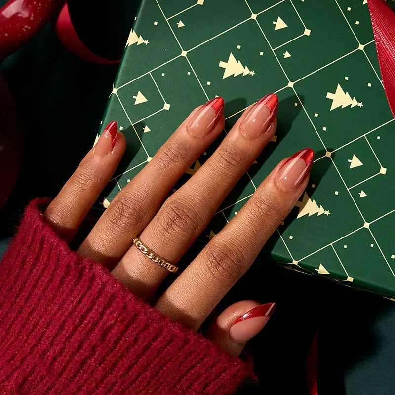 Ruby Slipper Almond Nails - XCOATPRESS