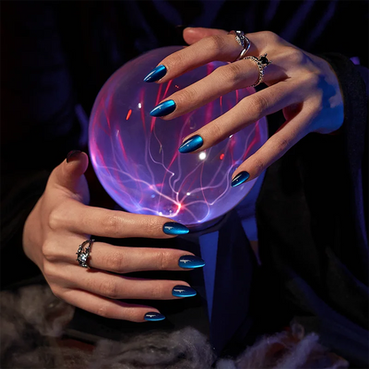 Frostbite Spell Almond Nails - Soft Gel Press On