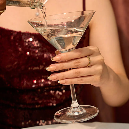 Gilded Countdown Almond Nails - XCOATPRESS