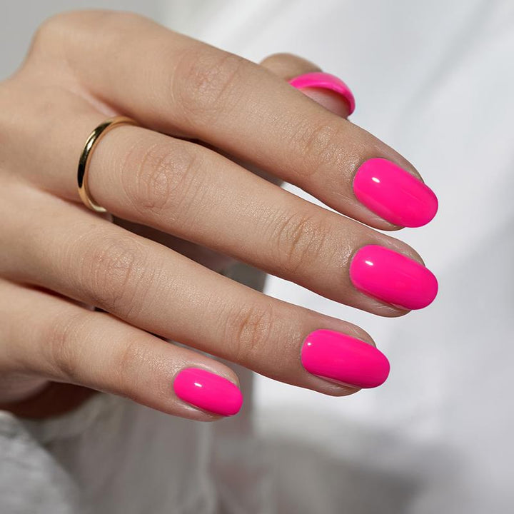 Full Warm Oval Nails - Press On Nails