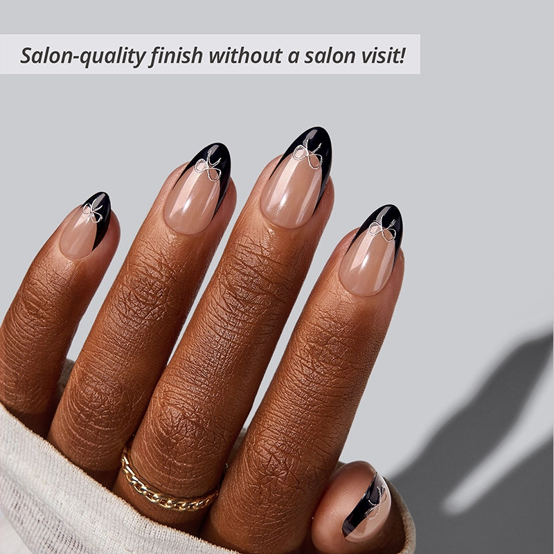 Weekend Getaway Series  Short Almond Press On Nails