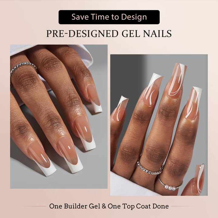 pre designed nail tips