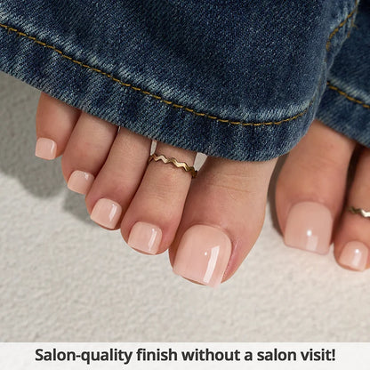 XCOATTIPS® Bare Toe Nail - Mixed Shades Square