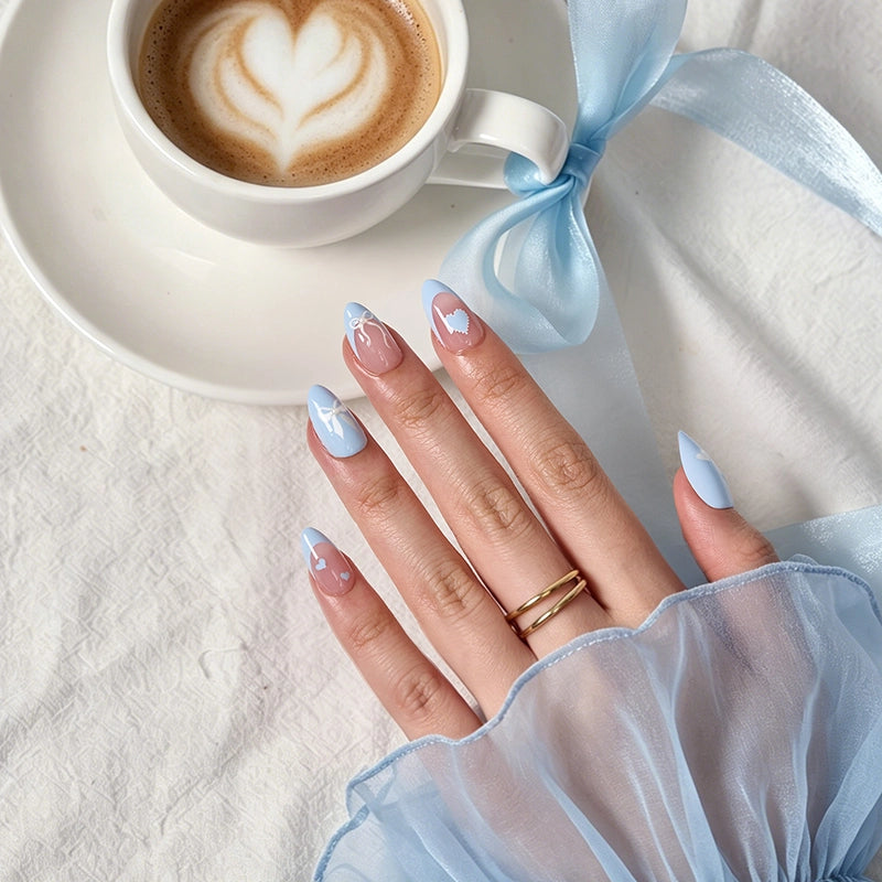 Weekend Getaway Series Short Almond Press On Nails