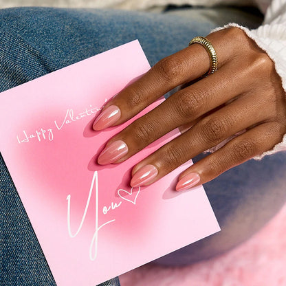 First Glimpse Almond Nails - XCOATPRESS