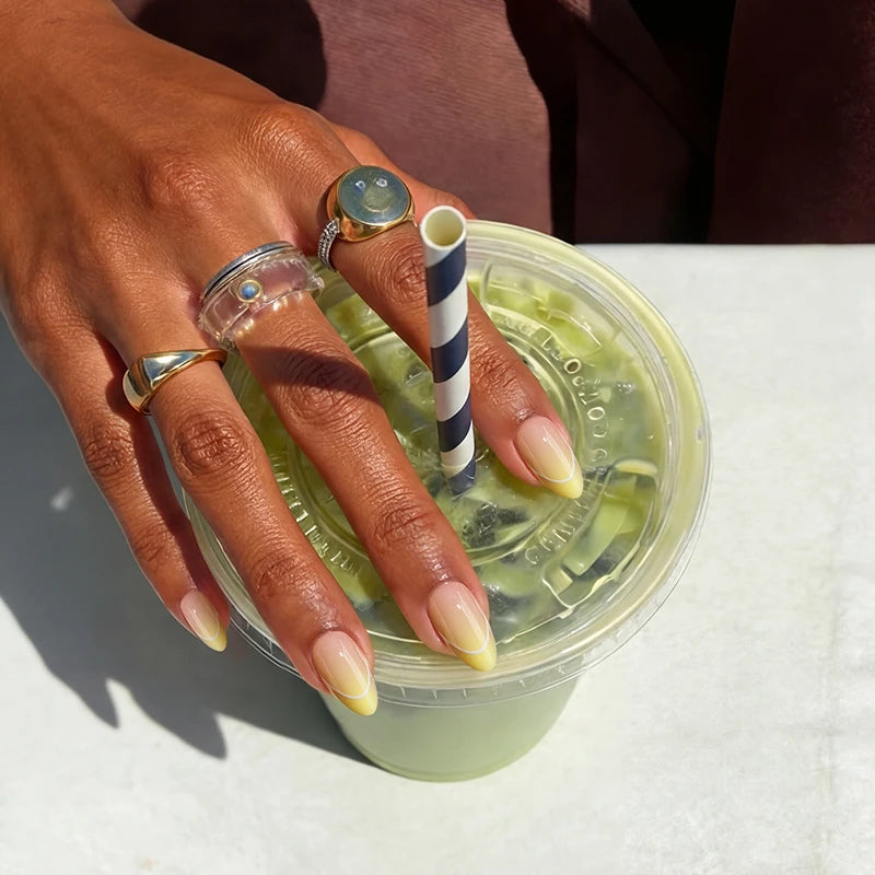 First Light Almond Nails - XCOATPRESS