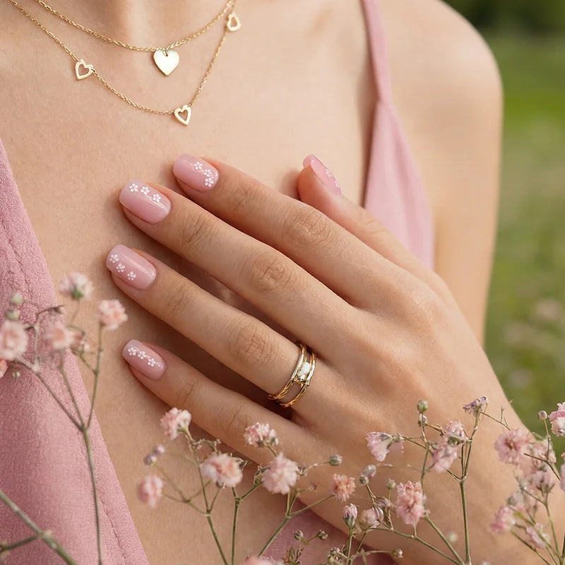 Petalfall Squoval Nails - XCOATPRESS