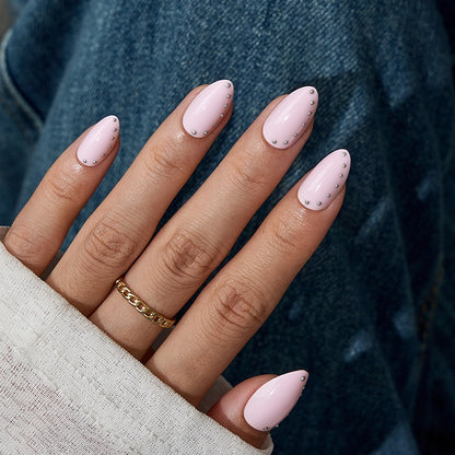 Glam Together series Short Almond Nails