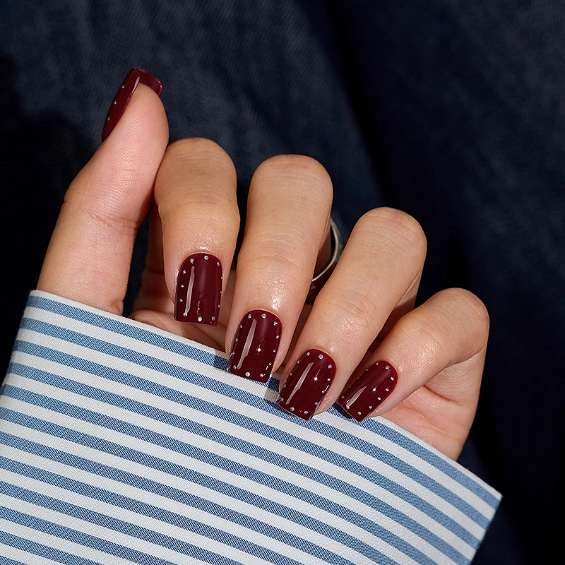 Glam Together series Extra Short Square Nails