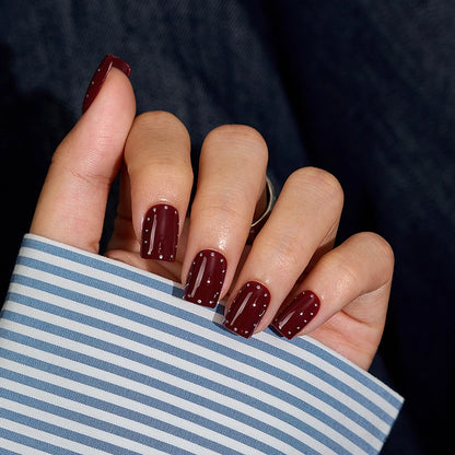 Glam Together series Extra Short Square Nails
