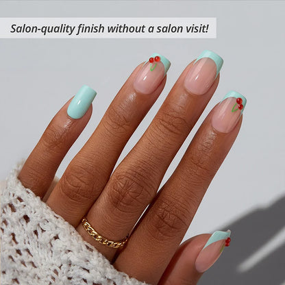 Berry Pail Square Nails - Soft Gel Press On