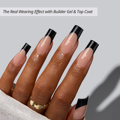 XCOATTIPS® Schwarzes French - Short Square 