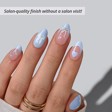 Weekend Getaway Series Short Almond Press On Nails