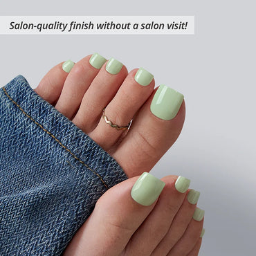 Slow Walk Square - Press On Toe Nail