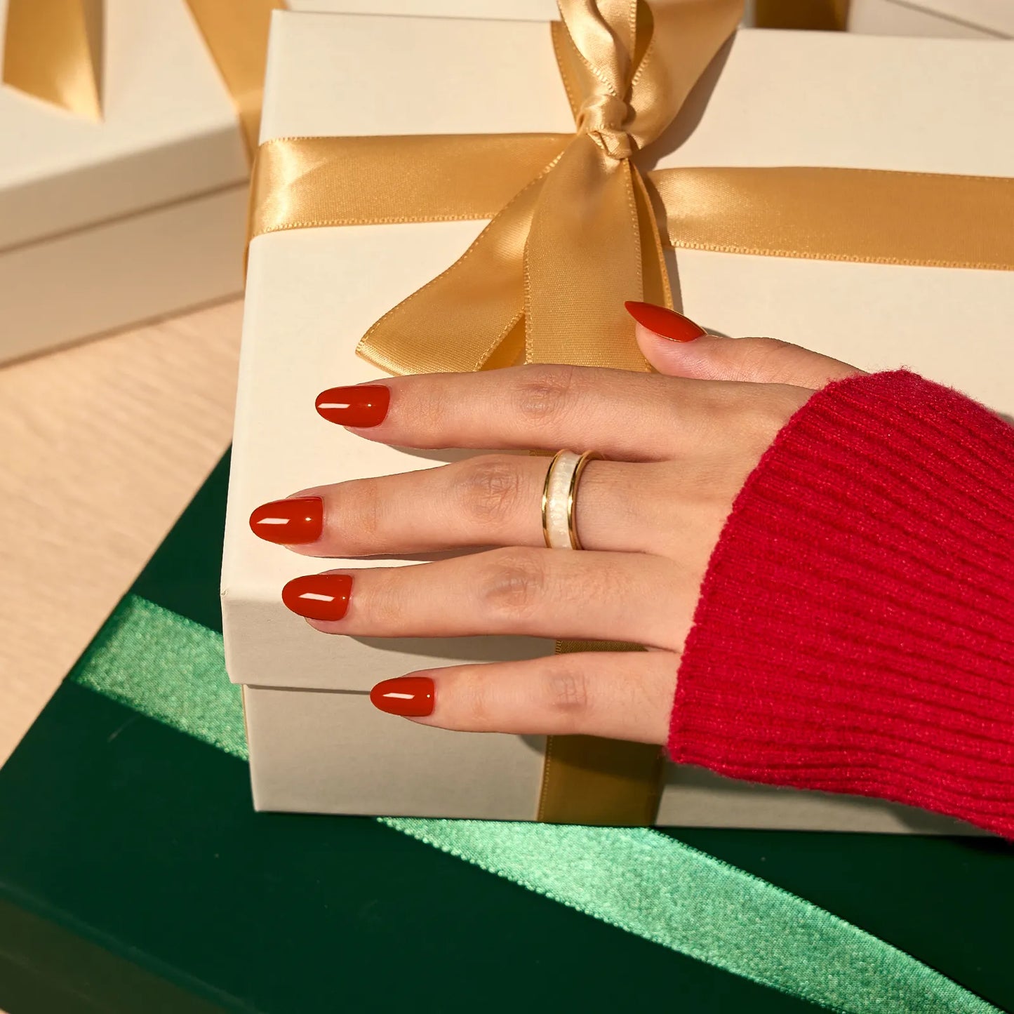 Mulled Wine Oval Nails - Soft Gel Press On