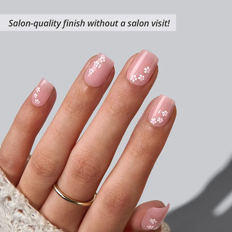 Petalfall Squoval Nails - XCOATPRESS