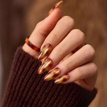 Daily Brew Short Almond Nails