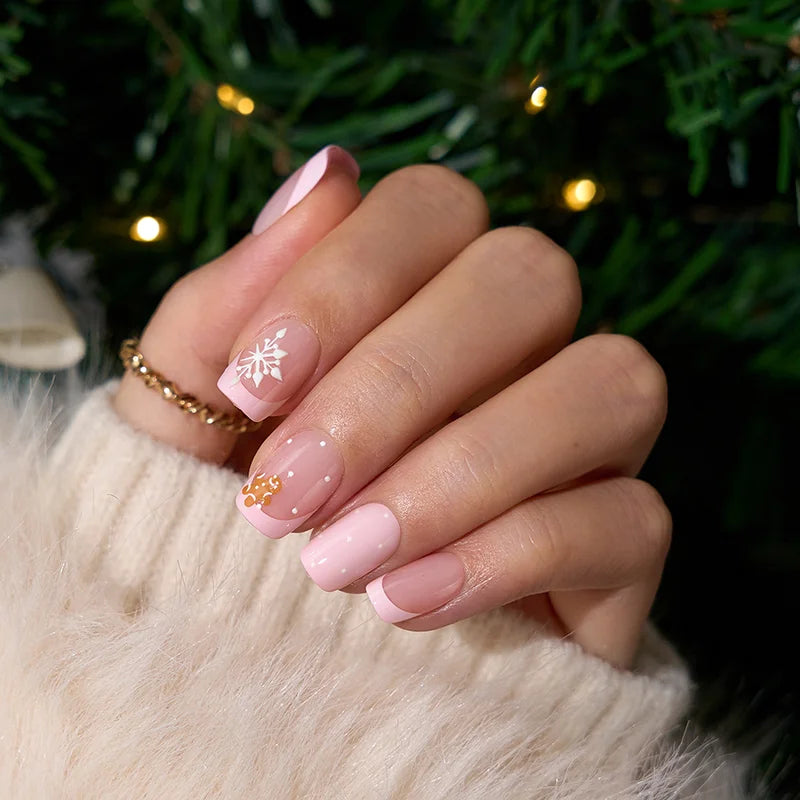 Christmas Collection Extra Short Square Nails