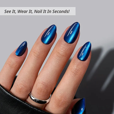 Frostbite Spell Almond Nails - Soft Gel Press On