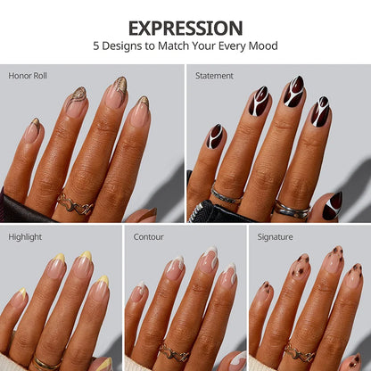 Supa Cent Expression Short Almond Nails