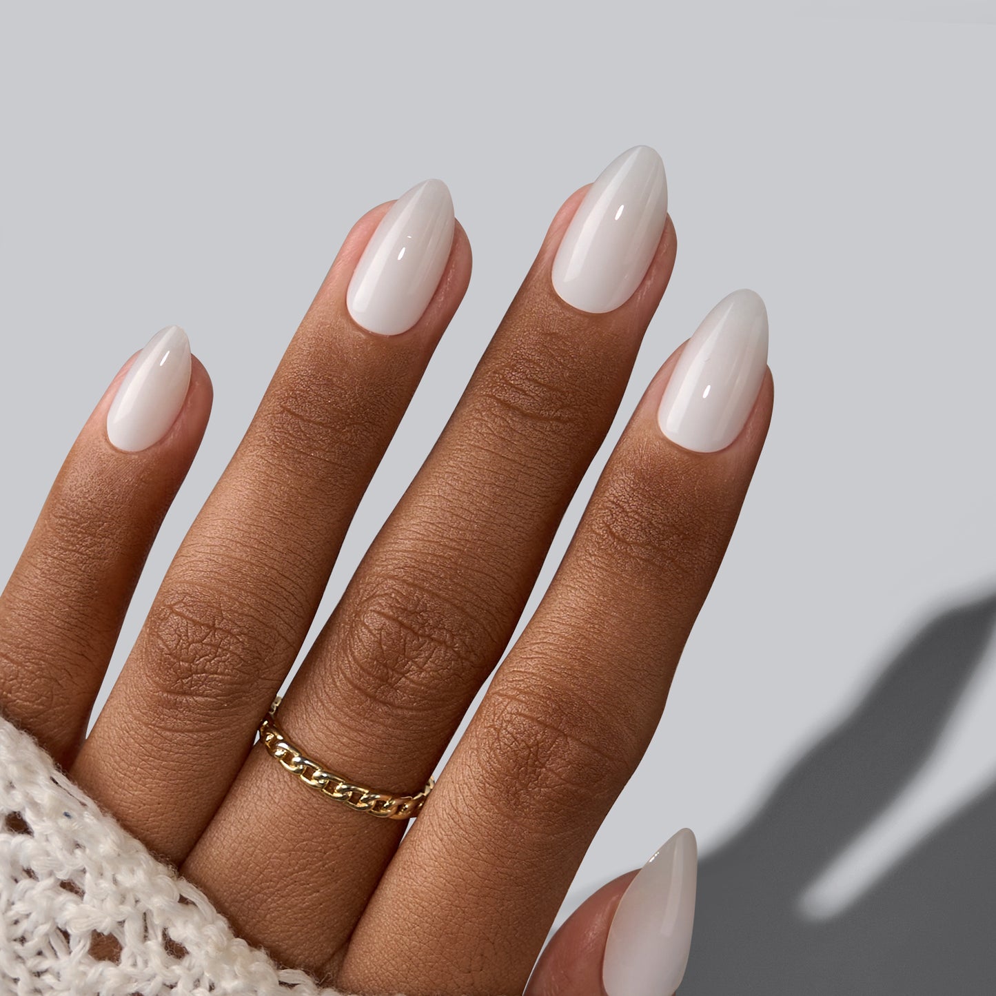 Cream Puff Almond Nails - Soft Gel Press On