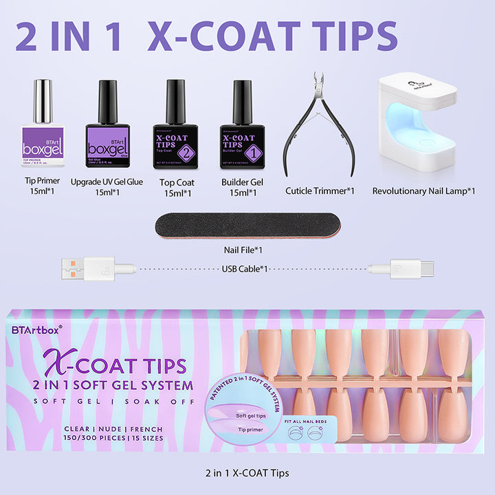 XCOATTIPS® Natural Kit - Medium Coffin