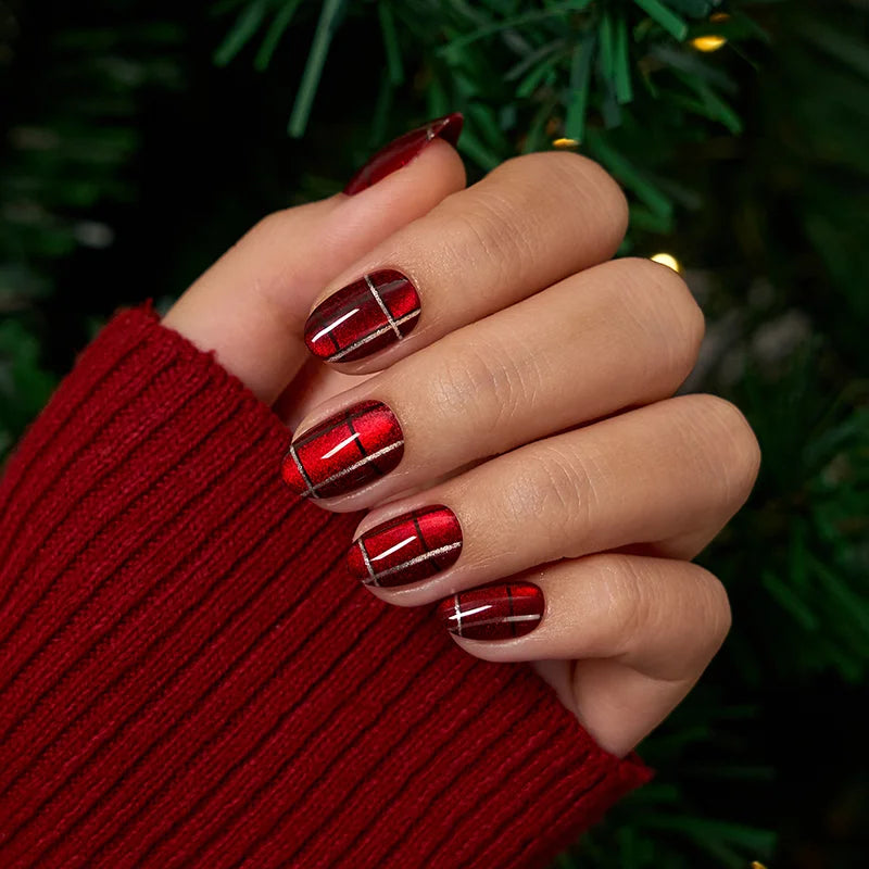 Christmas Collection Extra Short Oval Nails