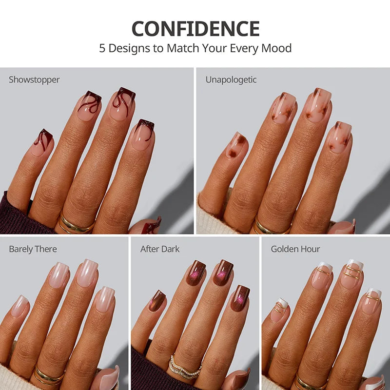 Supa Cent Confidence Short Square Nails