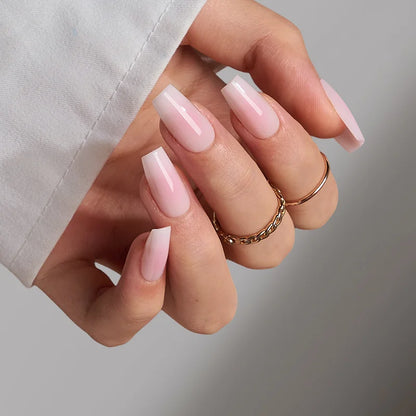 Blush Hour Short Coffin Nails 