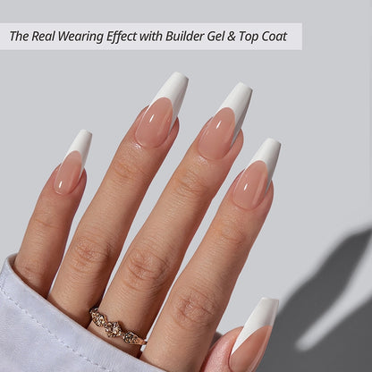 XCOATTIPS® French - Long Ballerina White Tips