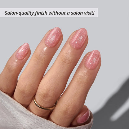 Peach Bellini Almond Nails -  XCOATPRESS