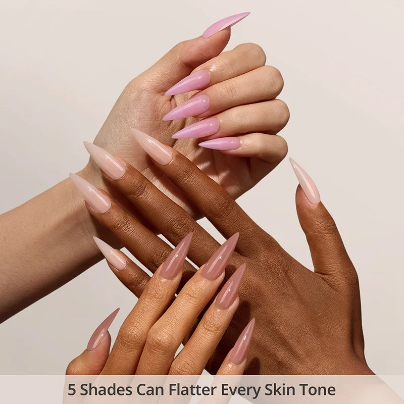 XCOATTIPS® Bare - Mixed Shades Long Stiletto