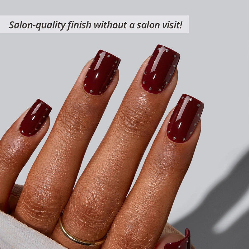 Glam Together series Extra Short Square Nails