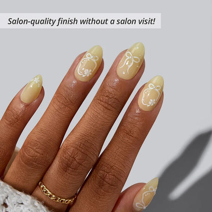 Garden Trellis Almond Nails - XCOATPRESS